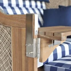 DeVries Greenline 175XL Strandkorb Akazie/Geflecht Des.743 Antique Weiß -GartenMöbelPro Verkäufe devries greenline 175xl strandkorb akazie geflecht des 743 antique weiss 1246039 5