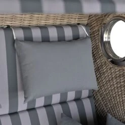 DeVries Pure Greenline 175XL Strandkorb Geflecht/Akazie Ice Flower -GartenMöbelPro Verkäufe devries pure greenline 175xl strandkorb geflecht akazie 1352728 7