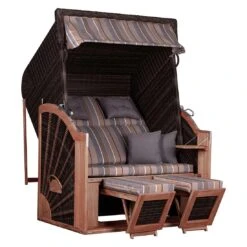 DeVries Pure Classic XL Strandkorb Teak/Geflecht Des.403 Stone Grey 5 DeVries Pure Classic XL Strandkorb Teak/Geflecht Des.403 Stone Grey -GartenMöbelPro Verkäufe devries purer classic xl strandkorb teak geflecht des 403 stone grey 1245676 1