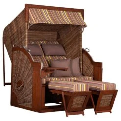 DeVries Pure Comfort XL Strandkorb Pinie/Geflecht Des.441 Griseum -GartenMöbelPro Verkäufe devries purer comfort xl strandkorb pinie geflecht des 441 griseum 1245731 1