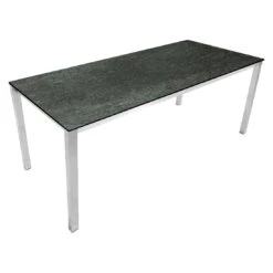 DeVries Willington Tisch 180 X 90 Cm Edelstahl/HPL Patina Rock
