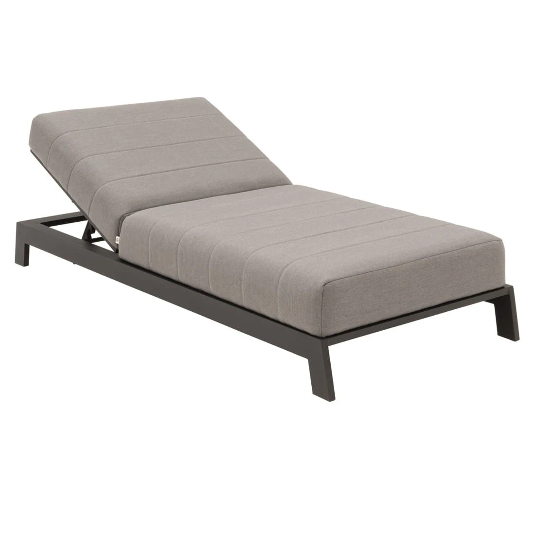 OUTLIV. Bite Gartenliege Aluminium/Sunbrella Schwarz/Flanelle 4 OUTLIV. Bite Gartenliege Aluminium/Sunbrella Schwarz/Flanelle – Bild 2