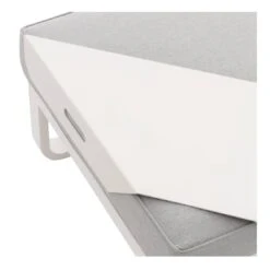OUTLIV. Ecktablett Für Hocker 90,5x35cm Aluminium Weiß -GartenMöbelPro Verkäufe divano ecktablett fur hocker 90 5x35 cm aluminium weiss 989981 4 1