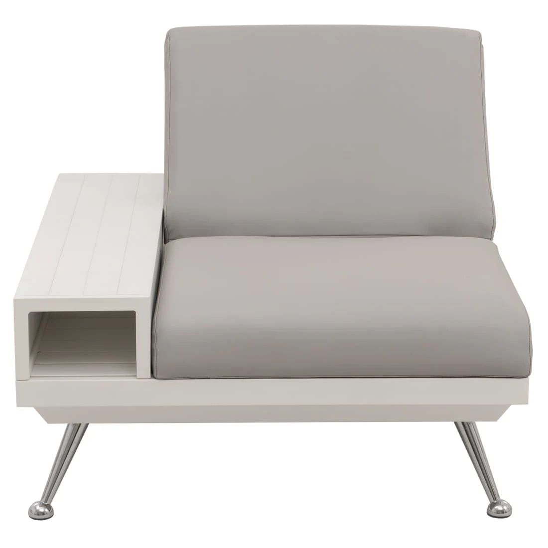 Domus Ventures Nassau Eck-/Endmodul Aluminium/MarinaPlus White/Silver Grey 4 Domus Ventures Nassau Eck-/Endmodul Aluminium/MarinaPlus White/Silver Grey – Bild 2