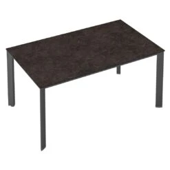 Kettler Edge Gartentisch 160x95cm Aluminium/Keramik-Glas Anthrazit -GartenMöbelPro Verkäufe edge gartentisch 160x95cm aluminium keramik glas 1475675 2