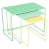 Fermob Oulala 3er Set Beistelltische Stahl Sweet Colours -GartenMöbelPro Verkäufe fermob oulala 3er set beistelltische stahl 1371868 1