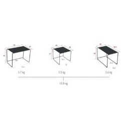 Fermob Oulala 3er Set Beistelltische Stahl Blumiges Erlebnis -GartenMöbelPro Verkäufe fermob oulala 3er set beistelltische stahl 1471000 2