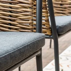 Garden Impressions Bali Gartensessel Aluminium/Rattan Carbon Black/Mystic Grey -GartenMöbelPro Verkäufe garden impressions bali diningsessel aluminium rattan 1436130 6