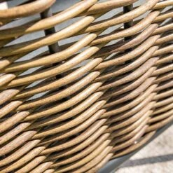 Garden Impressions Bali Dininglounge 4-tlg. Aluminium/Rattan Carbon Black/Mystic Grey -GartenMöbelPro Verkäufe garden impressions bali loungeset 4 tlg aluminium rattan 1436141 8