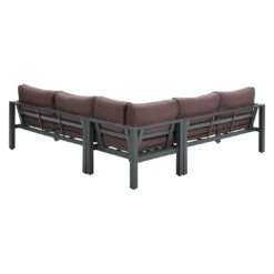 Garden Impressions Bianca Ecklounge Aluminium/Polyester Carbon Black/Copper -GartenMöbelPro Verkäufe garden impressions bianca loungeecke aluminium polster 1350000 3