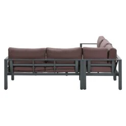 Garden Impressions Bianca Ecklounge Aluminium/Polyester Carbon Black/Copper -GartenMöbelPro Verkäufe garden impressions bianca loungeecke aluminium polster 1350000 5