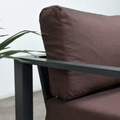 Garden Impressions Bianca Ecklounge Aluminium/Polyester Carbon Black/Copper -GartenMöbelPro Verkäufe garden impressions bianca loungeecke aluminium polster 1350000 8