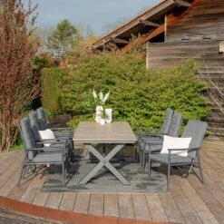 Garden Impressions Biola Verstellsessel Aluminium/Polyester Carbon Black/Mystic Grey -GartenMöbelPro Verkäufe garden impressions biola verstellsessel aluminium polster 1350033 10