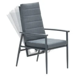 Garden Impressions Biola Verstellsessel Aluminium/Polyester Carbon Black/Mystic Grey -GartenMöbelPro Verkäufe garden impressions biola verstellsessel aluminium polster 1350033 6