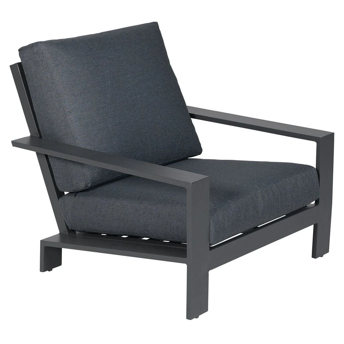 Garden Impressions Lincoln Loungeset 4-tlg. Aluminium/Polster Carbon Black 4 Garden Impressions Lincoln Loungeset 4-tlg. Aluminium/Polster Carbon Black – Bild 2