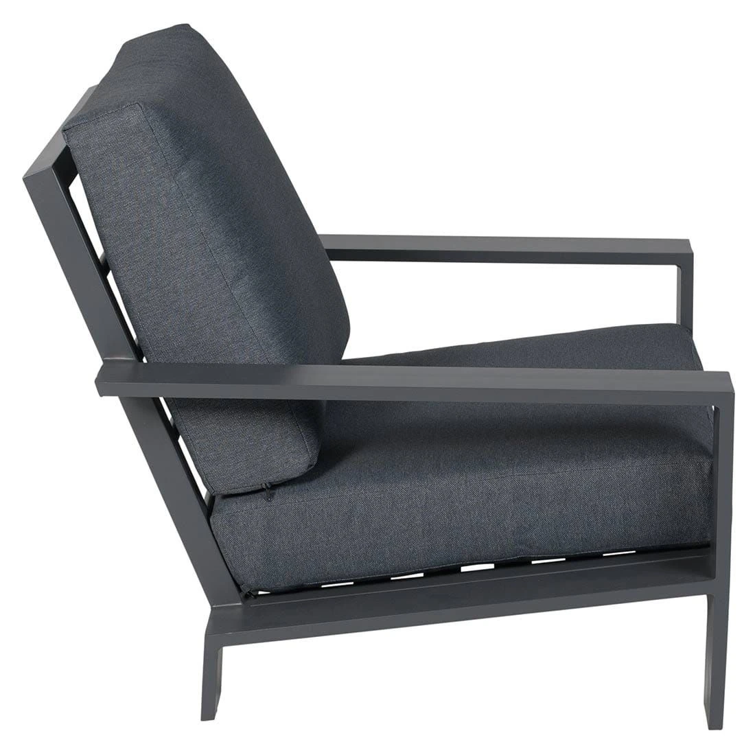 Garden Impressions Lincoln Loungeset 4-tlg. Aluminium/Polster Carbon Black 6 Garden Impressions Lincoln Loungeset 4-tlg. Aluminium/Polster Carbon Black – Bild 4