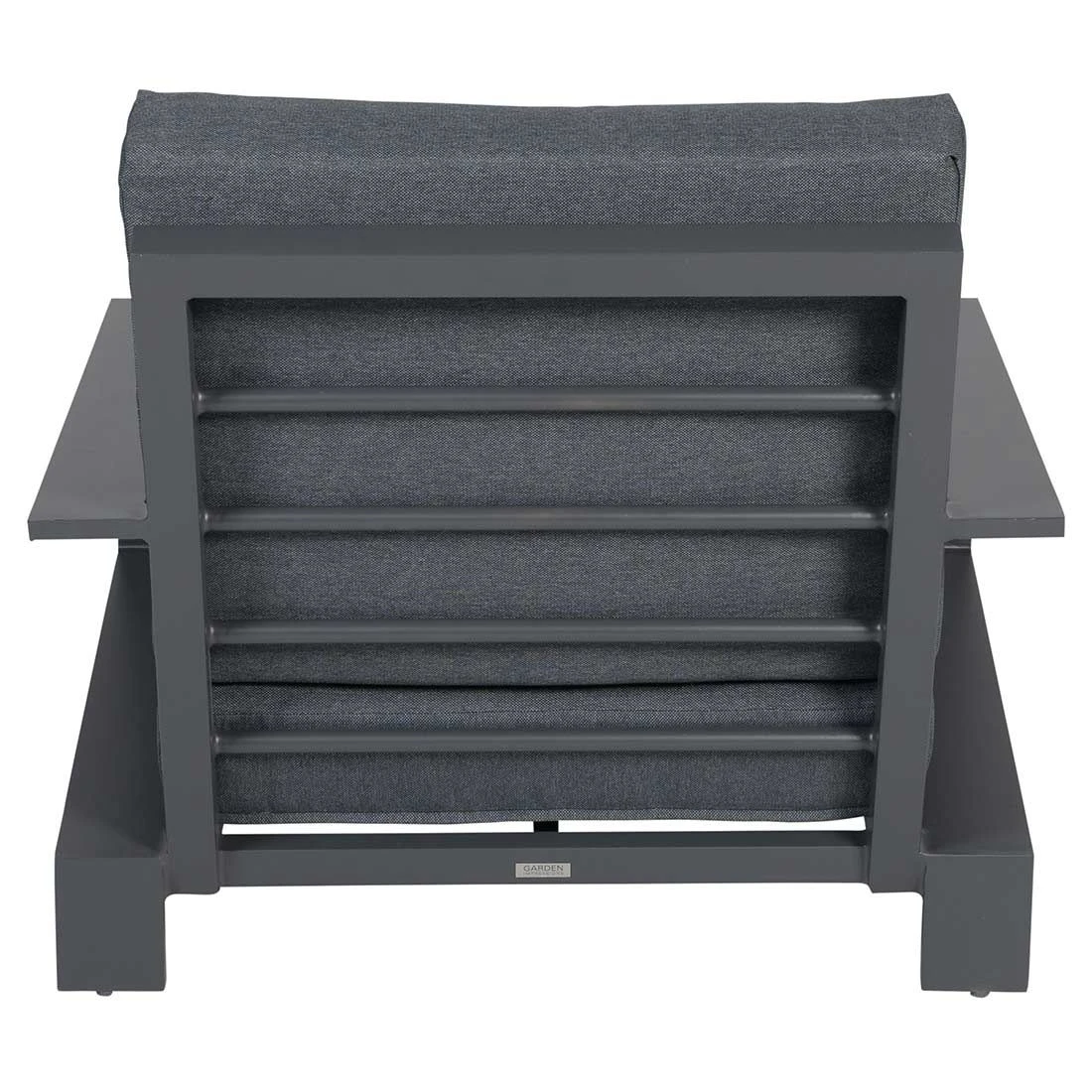 Garden Impressions Lincoln Loungeset 4-tlg. Aluminium/Polster Carbon Black 7 Garden Impressions Lincoln Loungeset 4-tlg. Aluminium/Polster Carbon Black – Bild 5