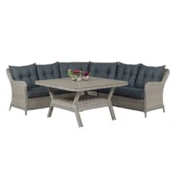 Garden Impressions Milwaukee Dininglounge Geflecht/Spun Polyester Vintage Willow/Reflex Black 12 Garden Impressions Milwaukee Dininglounge Geflecht/Spun Polyester Vintage Willow/Reflex Black -GartenMöbelPro Verkäufe garden impressions milwaukee loungeecke 4 teilig geflecht 2