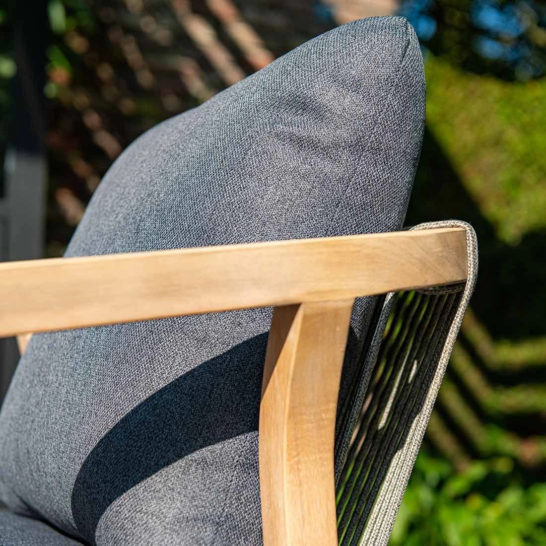 Garden Impressions Santos Dininglounge 5-tlg. Akazie/Kunstfaser Akazie White Wash/Anthrazit 9 Garden Impressions Santos Dininglounge 5-tlg. Akazie/Kunstfaser Akazie White Wash/Anthrazit – Bild 7