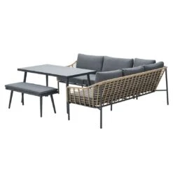 Garden Impressions Semarang Dininglounge Aluminium/Rope Carbon Black/Mystic Grey 10 Garden Impressions Semarang Dininglounge Aluminium/Rope Carbon Black/Mystic Grey -GartenMöbelPro Verkäufe garden impressions semarang dininglounge aluminium rope 1352970 3