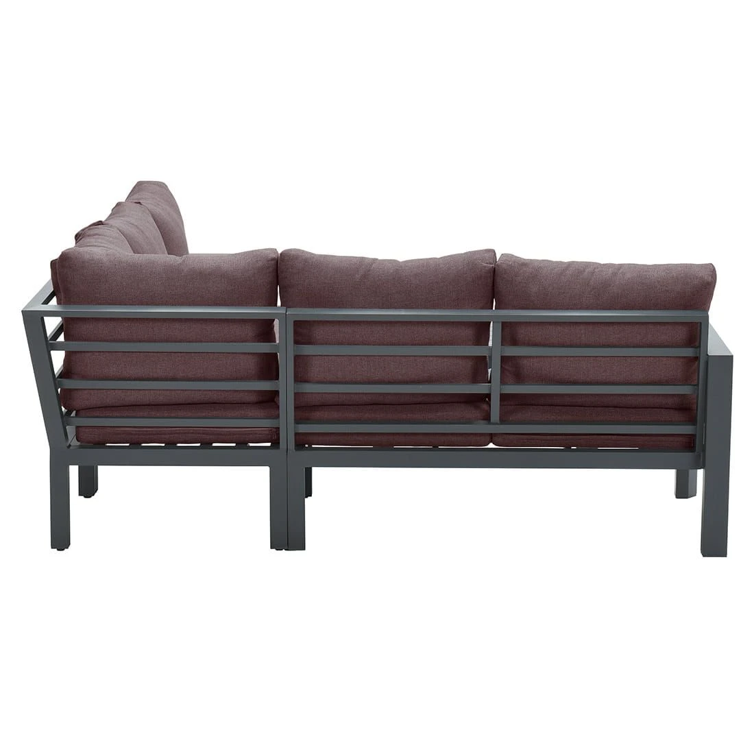 Garden Impressions Zion Ecklounge Aluminium/Polster + Tisch 75x75 Cm Carbon Black/Copper 8 Garden Impressions Zion Ecklounge Aluminium/Polster + Tisch 75x75 Cm Carbon Black/Copper – Bild 6