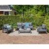 Garden Impressions Zion Loungeset 4-tlg. Aluminium/Polyester Carbon Black/Mystic Grey -GartenMöbelPro Verkäufe garden impressions zion sofagruppe 4 tlg aluminium polster 1349747 1
