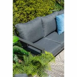 Garden Impressions Zion Loungeset 4-tlg. Aluminium/Polyester Carbon Black/Mystic Grey -GartenMöbelPro Verkäufe garden impressions zion sofagruppe 4 tlg aluminium polster 1349747 3