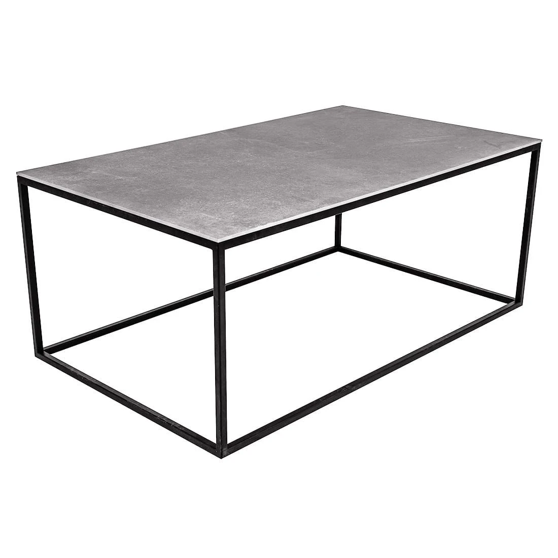 GRADEL Frame Alex Loungetisch 100x60cm Eisen/Keramik Schwarz/Betongrau 3 GRADEL Frame Alex Loungetisch 100x60cm Eisen/Keramik Schwarz/Betongrau