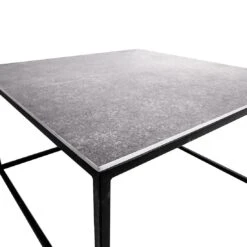 GRADEL Frame Marko 1 Loungetisch 70x70cm Eisen/Keramik Schwarz/Betongrau -GartenMöbelPro Verkäufe gradel frame marko 1 loungetisch 70x70cm eisen keramik schwarz betongrau 1307551 2