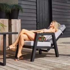 Hartman Ancona Loungeset+Tisch 140x70cm Alu/Olefin Schwarz/Hellgrau -GartenMöbelPro Verkäufe hartman ancona loungeset tisch 140x70cm alu olefin 1461727 7