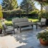 Hartman Aurora Loungeset 4-tlg. Aluminium/Polster Anthrazit/Grau -GartenMöbelPro Verkäufe hartman aurora sofagruppe 4 tlg aluminium polster 1413239 1