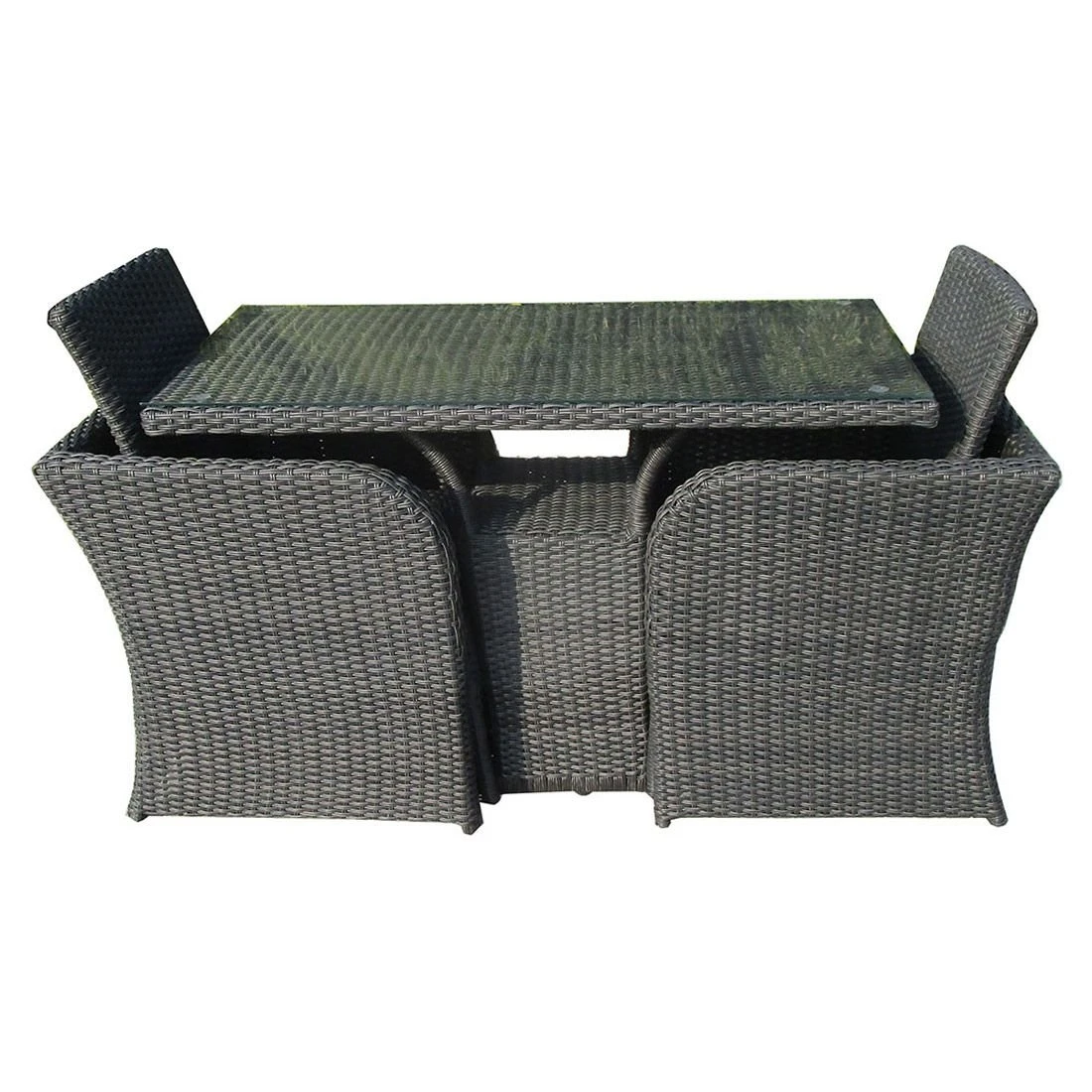 Hartman Breakfast Gartenmöbel-Set 5-tlg. Tisch 121x61cm Grau 9 Hartman Breakfast Gartenmöbel-Set 5-tlg. Tisch 121x61cm Grau – Bild 7