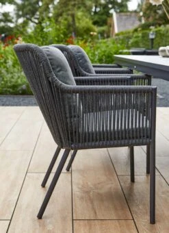 Hartman Cairo Gartensessel Aluminium/Rope/Olefin Xerix/Anthrazit -GartenMöbelPro Verkäufe hartman cairo diningsessel aluminium rope olefin 1450265 4