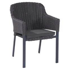 Hartman Cairo Stapelsessel Inkl. Kissen Alu/Geflecht/Olefin Xerix/Ash Grey