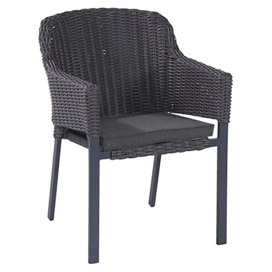 Hartman Cairo Stapelsessel Inkl. Kissen Alu/Geflecht/Olefin Xerix/Ash Grey 3 Hartman Cairo Stapelsessel Inkl. Kissen Alu/Geflecht/Olefin Xerix/Ash Grey