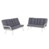 Hartman Casablanca Gartensofas Geflecht/Olefin Ash White/Ash Grey