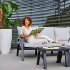 Hartman Ibiza Ecklounge Inkl. Tisch 120x60cm Kunststoff/Olefin Anthrazit/Hellgrau 14 Hartman Ibiza Ecklounge Inkl. Tisch 120x60cm Kunststoff/Olefin Anthrazit/Hellgrau -GartenMöbelPro Verkäufe hartman ibiza loungeecke inkl tisch 120x60cm kunststoff olefin 1429244 6