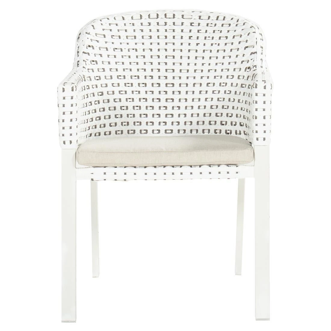 Hartman Kelly Gartensessel Aluminium/Rope Weiß/Moccacino 4 Hartman Kelly Gartensessel Aluminium/Rope Weiß/Moccacino – Bild 2