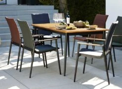 Interliving 7001 Hochlehner Aluminium/Textilene Anthrazit/Grün -GartenMöbelPro Verkäufe interliving branca hochlehner aluminium textilene 1447911 6