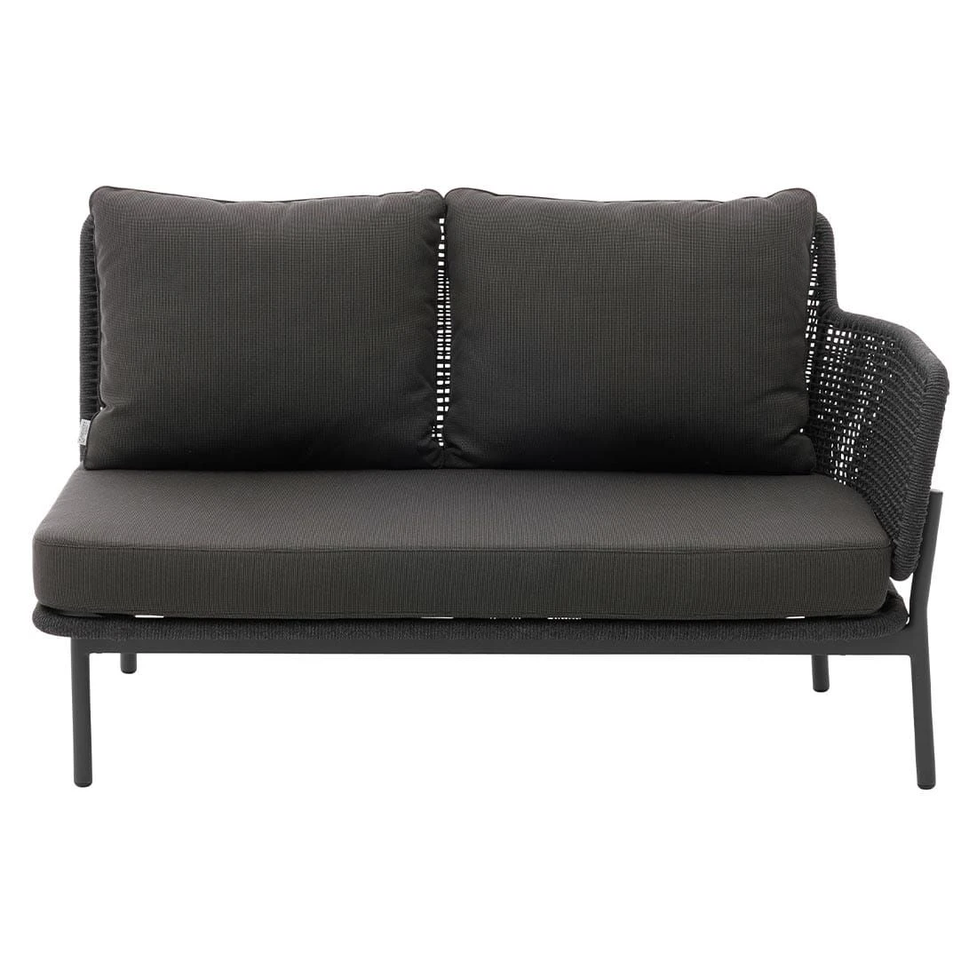 Interliving 7005 Eck-/Endmodul Aluminium/Rope/Olefin Anthrazit/Grau 5 Interliving 7005 Eck-/Endmodul Aluminium/Rope/Olefin Anthrazit/Grau – Bild 3