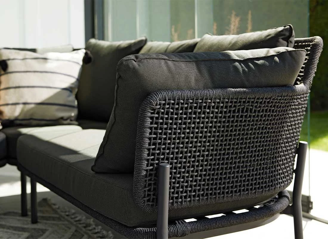 Interliving 7005 Eck-/Endmodul Aluminium/Rope/Olefin Anthrazit/Grau 7 Interliving 7005 Eck-/Endmodul Aluminium/Rope/Olefin Anthrazit/Grau – Bild 5