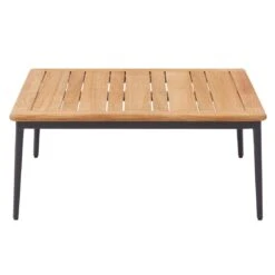 Interliving 7005 Loungetisch 89x89cm Aluminium/Teak Anthrazit/Natur -GartenMöbelPro Verkäufe interliving catona loungetisch 89x89cm aluminium teak 1448076 3