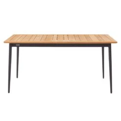 Interliving 7001 Gartentisch 160x95cm Aluminium/Teak Anthrazit/Natur -GartenMöbelPro Verkäufe interliving meria gartentisch 160x95cm aluminium teak 1447768 2