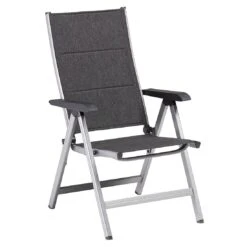 Kettler Basic Plus Klappsessel Aluminium/Outdoorgewebe Silber/Anthrazit Meliert -GartenMöbelPro Verkäufe kettler basic plus klappsessel aluminium outdoorgewebe 1369283 1