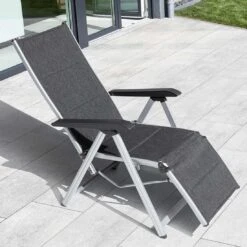 Kettler Basic Plus Relaxliege Aluminium/Outdoorgewebe Silber/Anthrazit Meliert -GartenMöbelPro Verkäufe kettler basic plus relaxliege aluminium outdoorgewebe 1369294 10