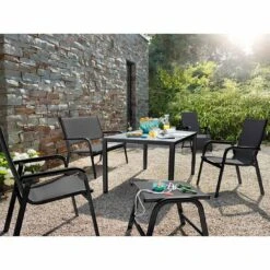 Kettler Basic Plus Relaxsessel Aluminium/Textilene Anthrazit/Anthrazit -GartenMöbelPro Verkäufe kettler basicplus relaxsessel anthrazit anthrazit 0301216 7000 2