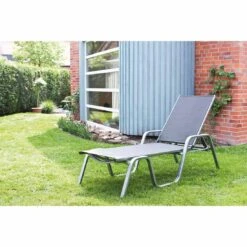 Kettler Basic Plus Stapelliege Aluminium/Textilene Silber/Anthrazit -GartenMöbelPro Verkäufe kettler basicplus stapelliege silber anthrazit 0301214 0000 2 1