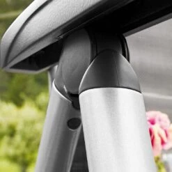 Kettler Cirrus Relaxsessel Aluminium/Textilene Silber/Anthrazitgrau -GartenMöbelPro Verkäufe kettler cirrus relaxsessel silber anthrazit 0100316 0000 3