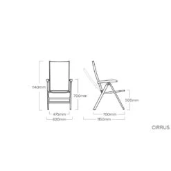 Kettler Cirrus Silver Line Klappsessel Aluminium/Outdoorgewebe Silber/Anthrazitgrau 16 Kettler Cirrus Silver Line Klappsessel Aluminium/Outdoorgewebe Silber/Anthrazitgrau -GartenMöbelPro Verkäufe kettler cirrus silver line gartenstuhl alu outdoorgewebe 1368997 6