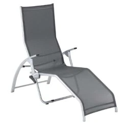 Kettler Tampa Bäderliege Aluminium/Batyline Silber/Anthrazit -GartenMöbelPro Verkäufe kettler comfort baderliege aluminium outdoorgewebe silber anthrazit 1084680 1